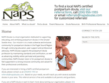 Tablet Screenshot of napsdoulas.com